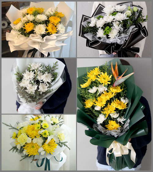 江苏苏州张家港市金港镇巫山村白事花束代送